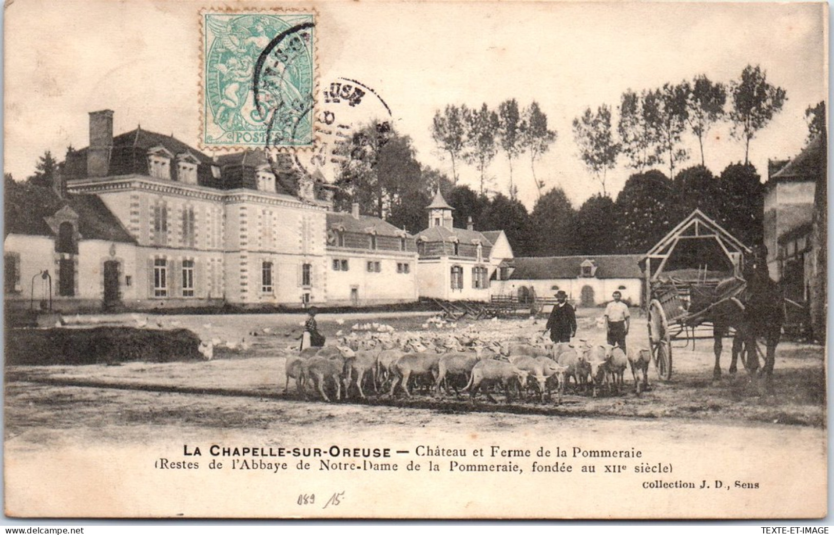 89 LA CHAPELLE SUR OREUSE -ferme De La Pommeraie - Other & Unclassified