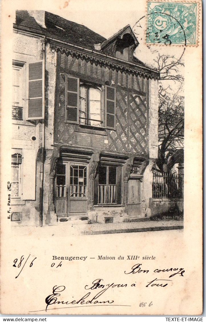 45 BEAUGENCY - Maison Du XIIIe Siecle. - Beaugency