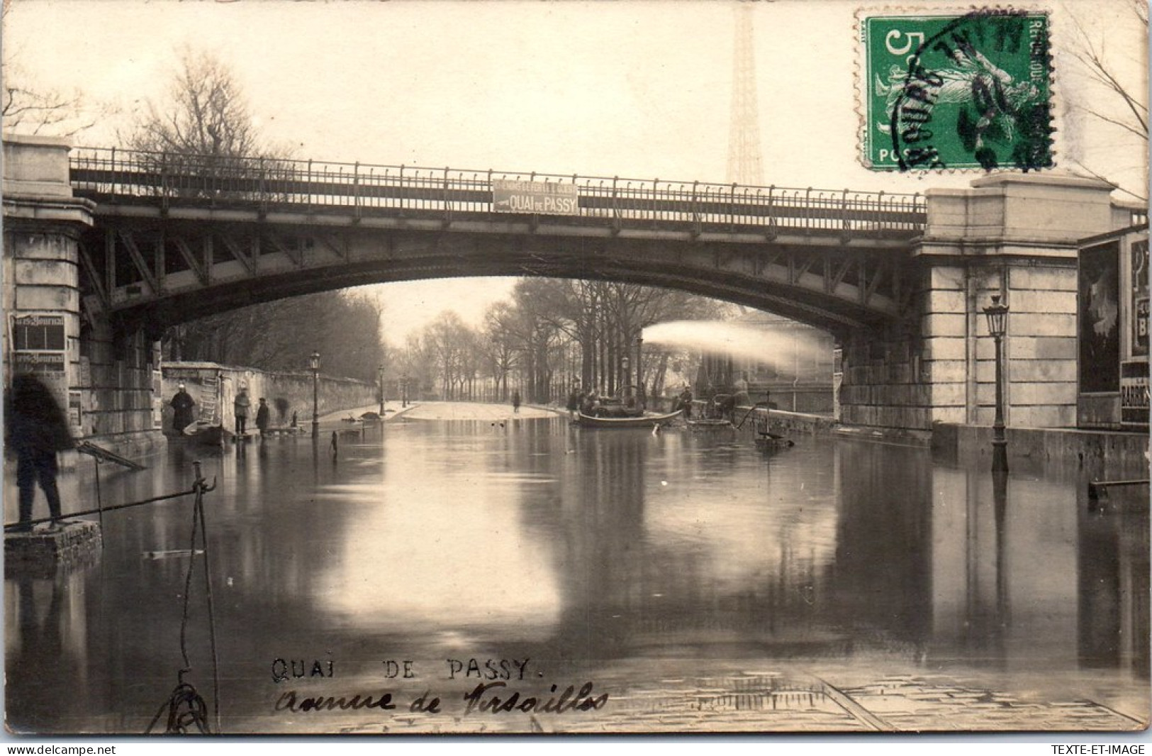 75016 PARIS - CARTE PHOTO - Av De Versailles Quai De Passy  - Paris (16)