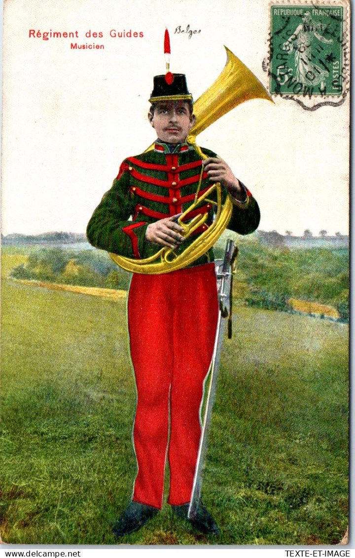 BELGIQUE - Musicien Du Regiment Des Guides. - Other & Unclassified