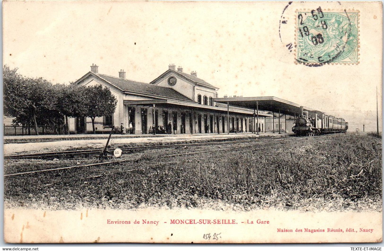 54 MONCEL SUR SEILLE - La Gare. - Andere & Zonder Classificatie