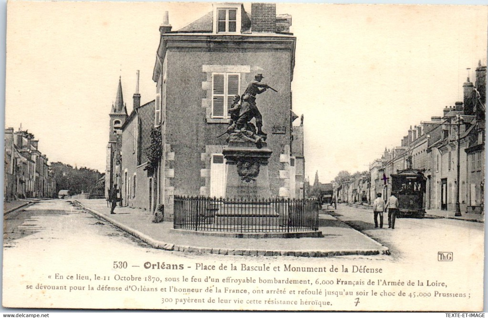 45 ORLEANS - Place De La Bascule, Monument Des Aydes. - Orleans