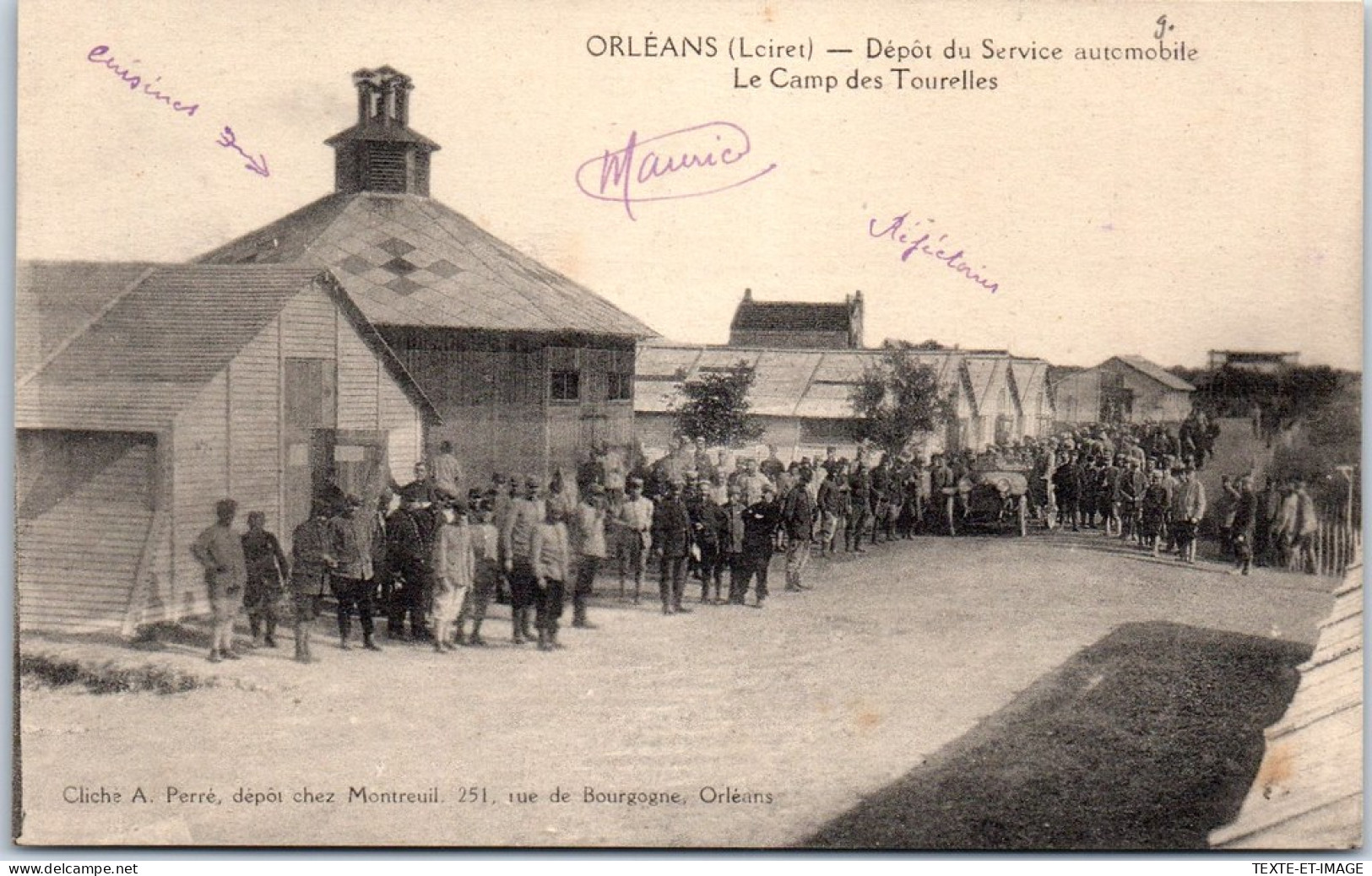 45 ORLEANS - Depot Du Service Auto Au Camp Des Tourelles.  - Orleans