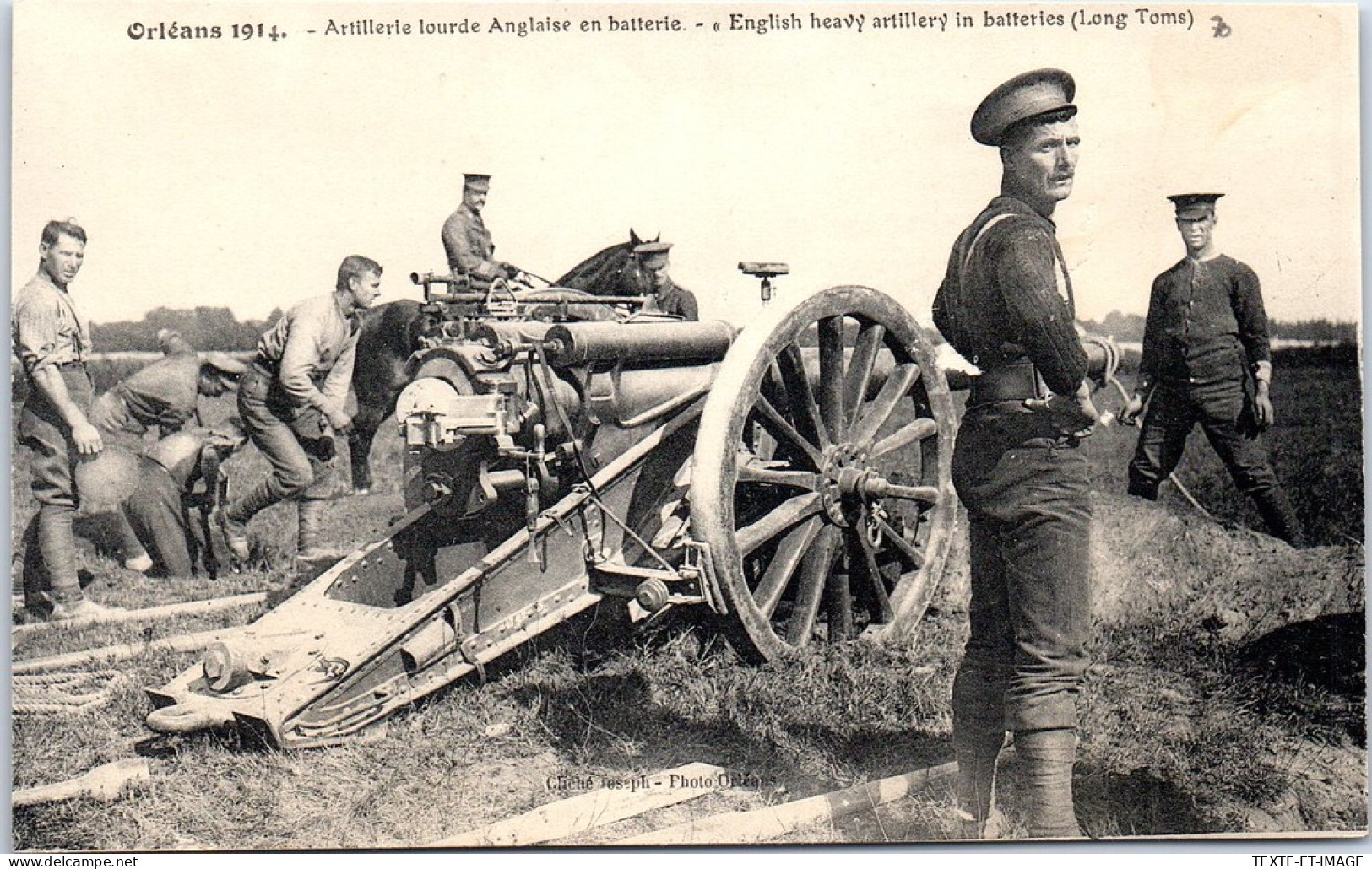 45 ORLEANS - Artillerie Lourde Anglaise En Batterie. - Orleans