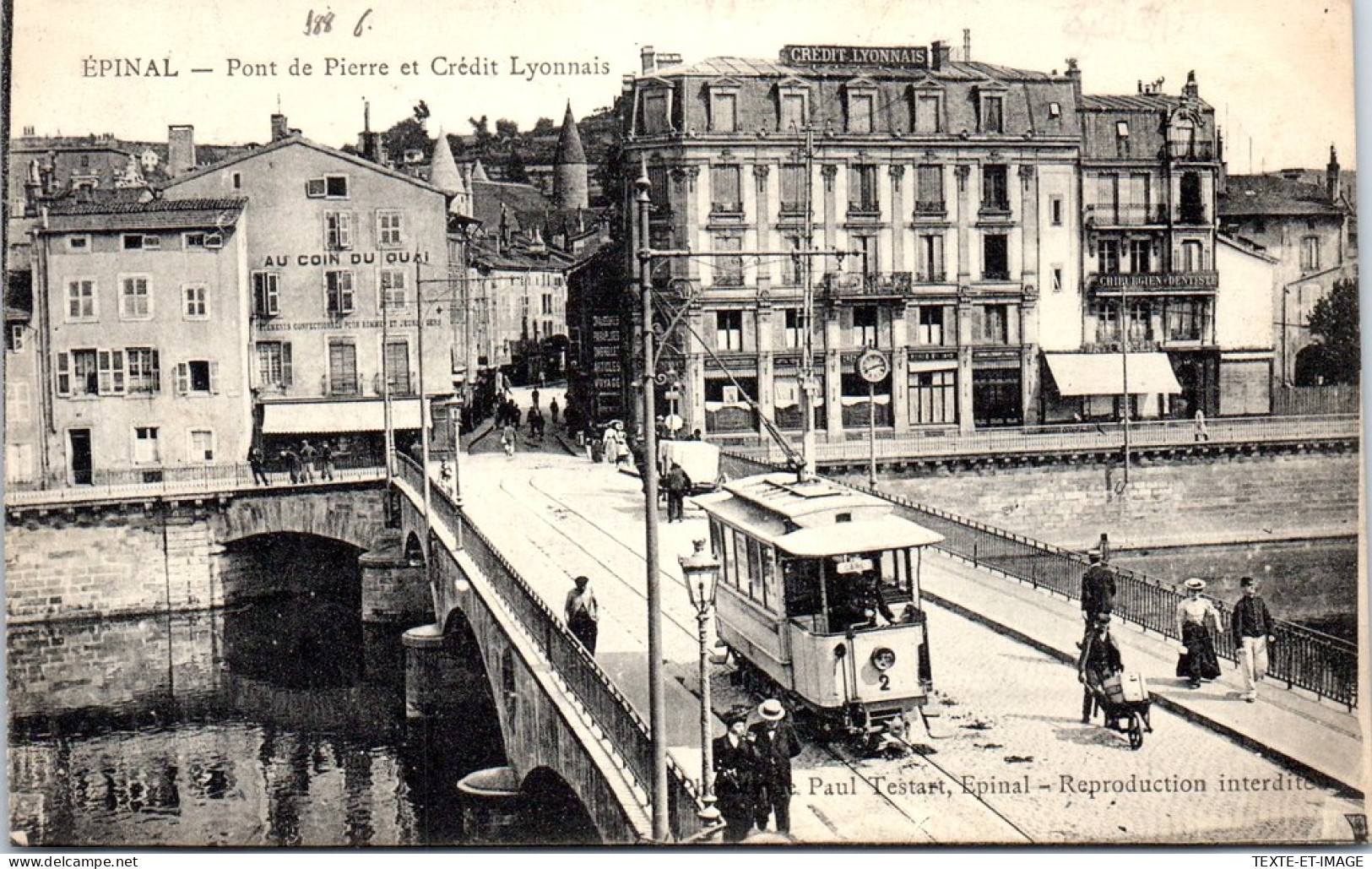 88 EPINAL - Pont Saint Pierre Et Credit Lyonnais  - Epinal