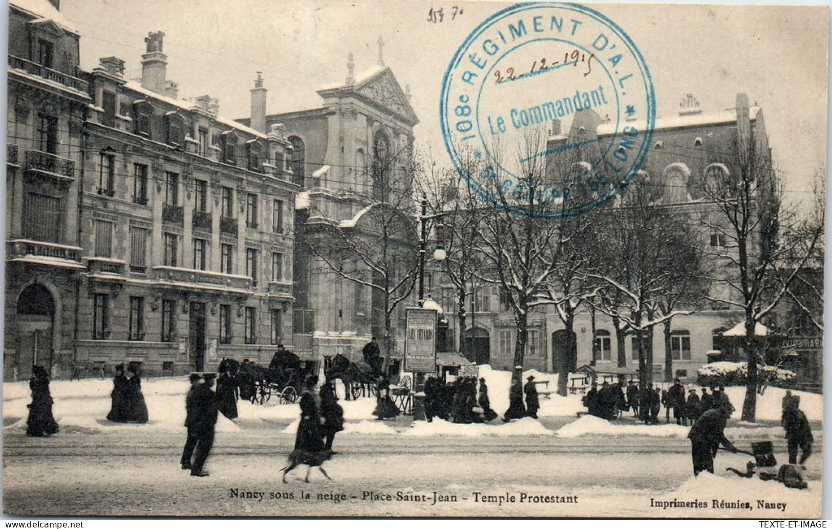 54 NANCY - Place Saint Jean Sous La Neige  - Nancy