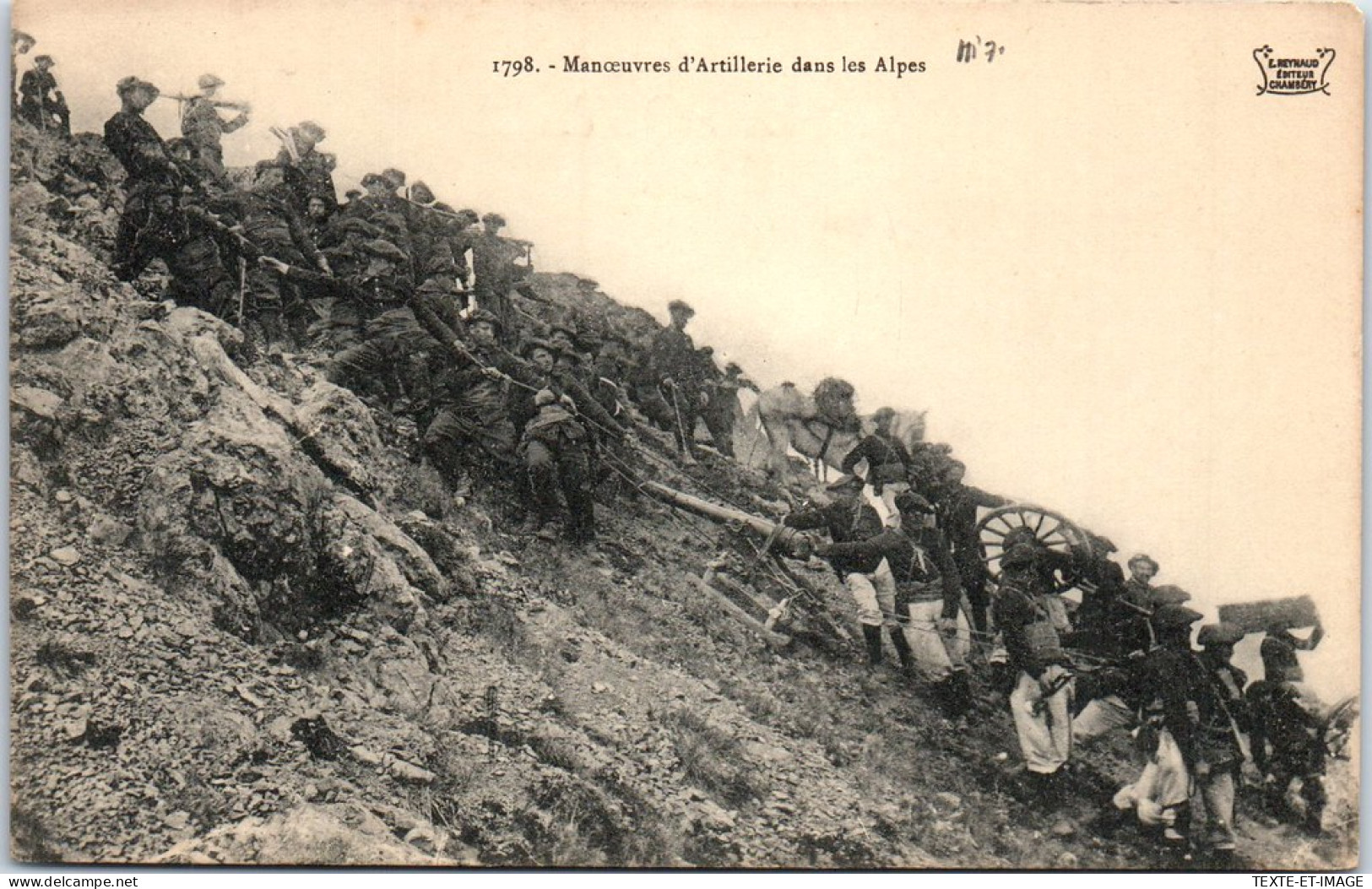 MILITARIA - REGIMENT - Manœuvre D'artillerie Alpine  - Other & Unclassified