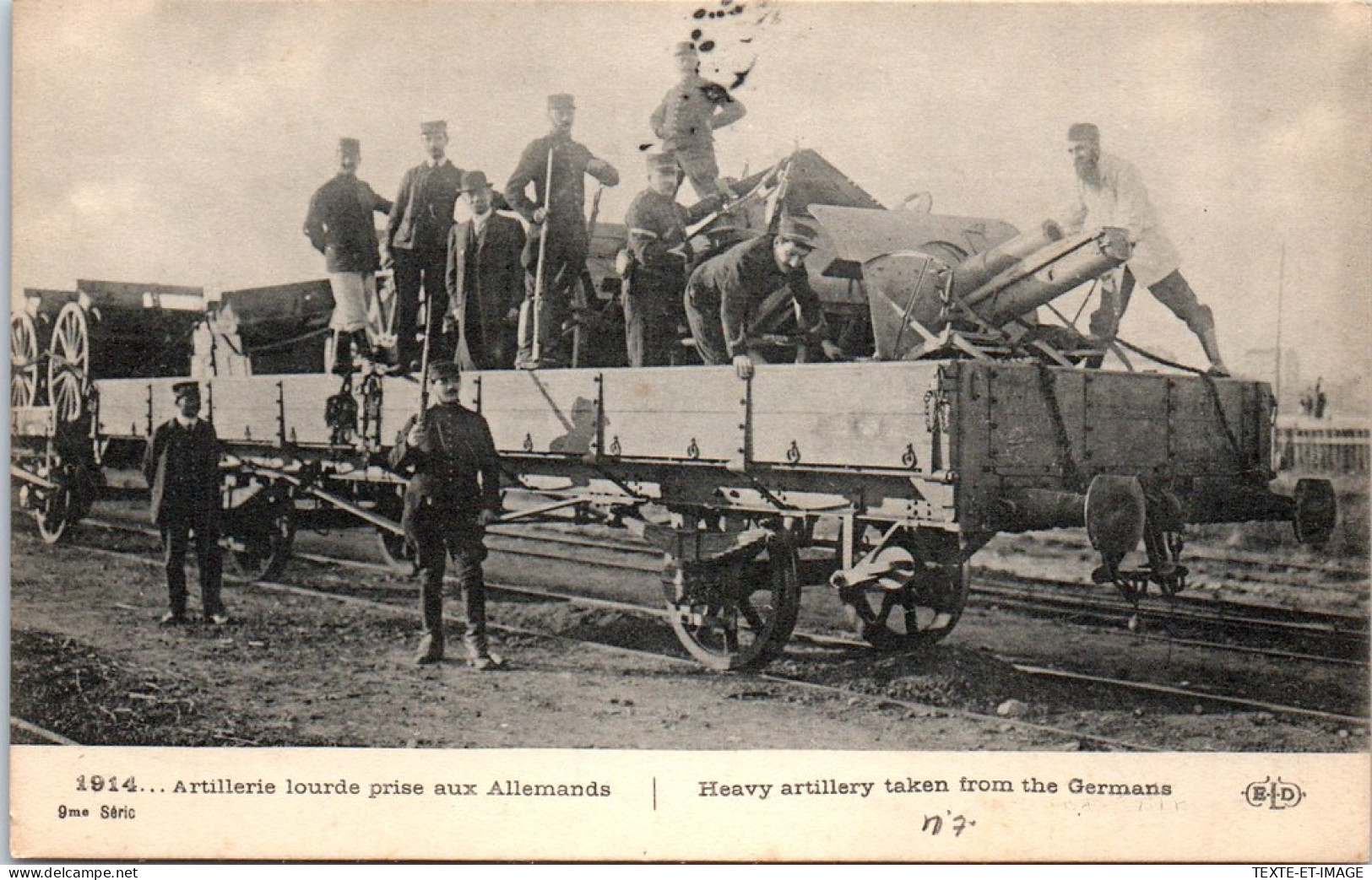 MILITARIA 1914-1918 - Artillerie Prise Aux Allemands  - Weltkrieg 1914-18