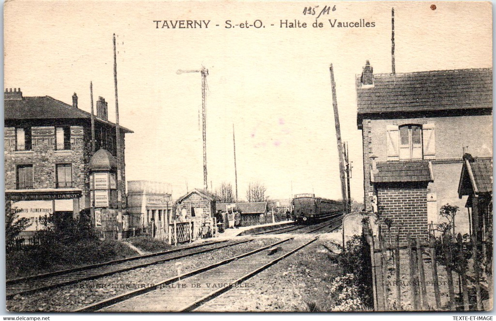 95 TAVERNY - Halte De Vaucelles. - Taverny