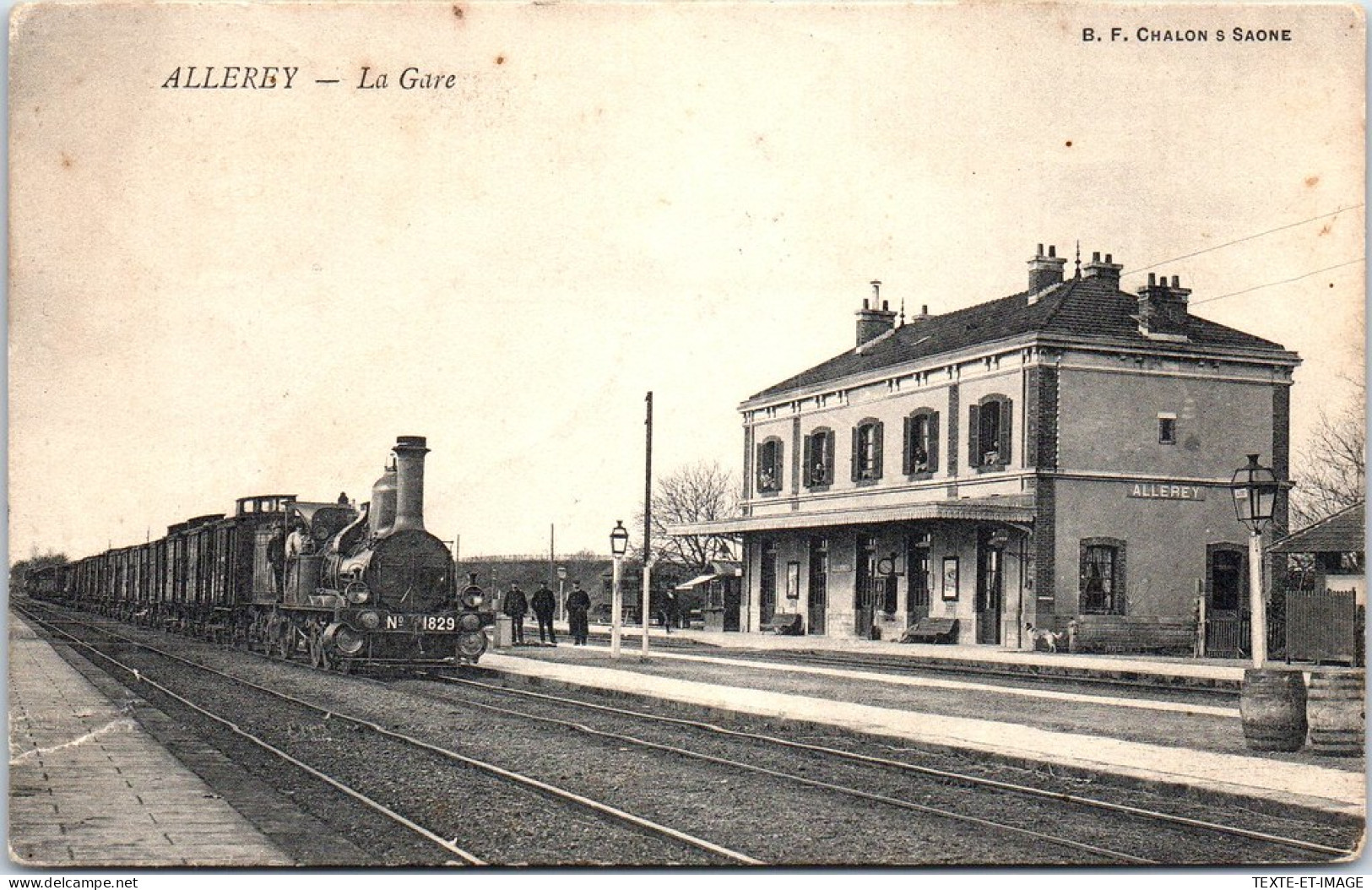 21 ALLEREY - La Gare (coupure A Gauche) - Autres & Non Classés
