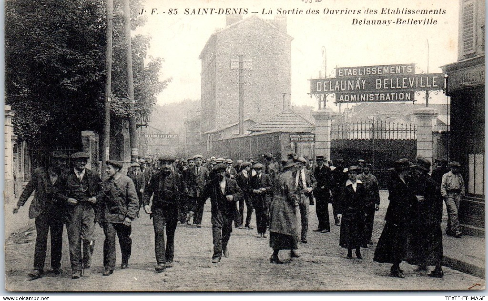 93 SAINT DENIS - Sortie Des Ouvriers Usine Delaunay Belleville  - Saint Denis