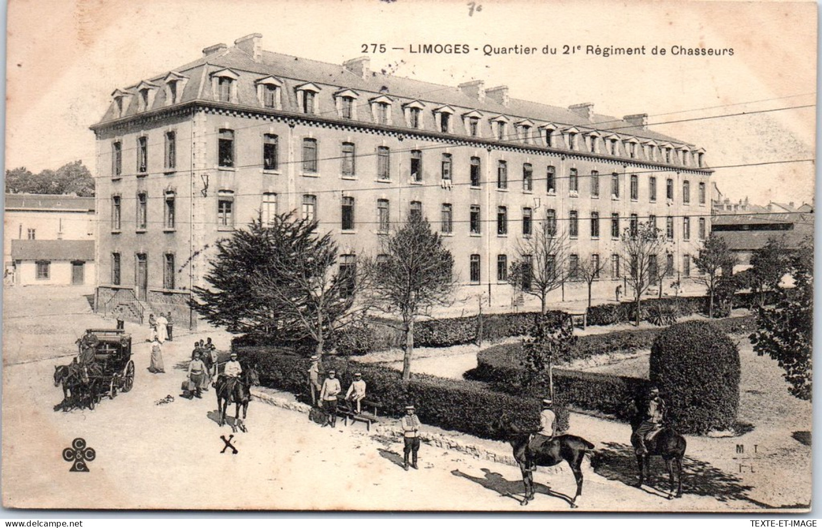 87 LIMOGES - Quartier Du 21 Rgt De Chasseurs.  - Limoges