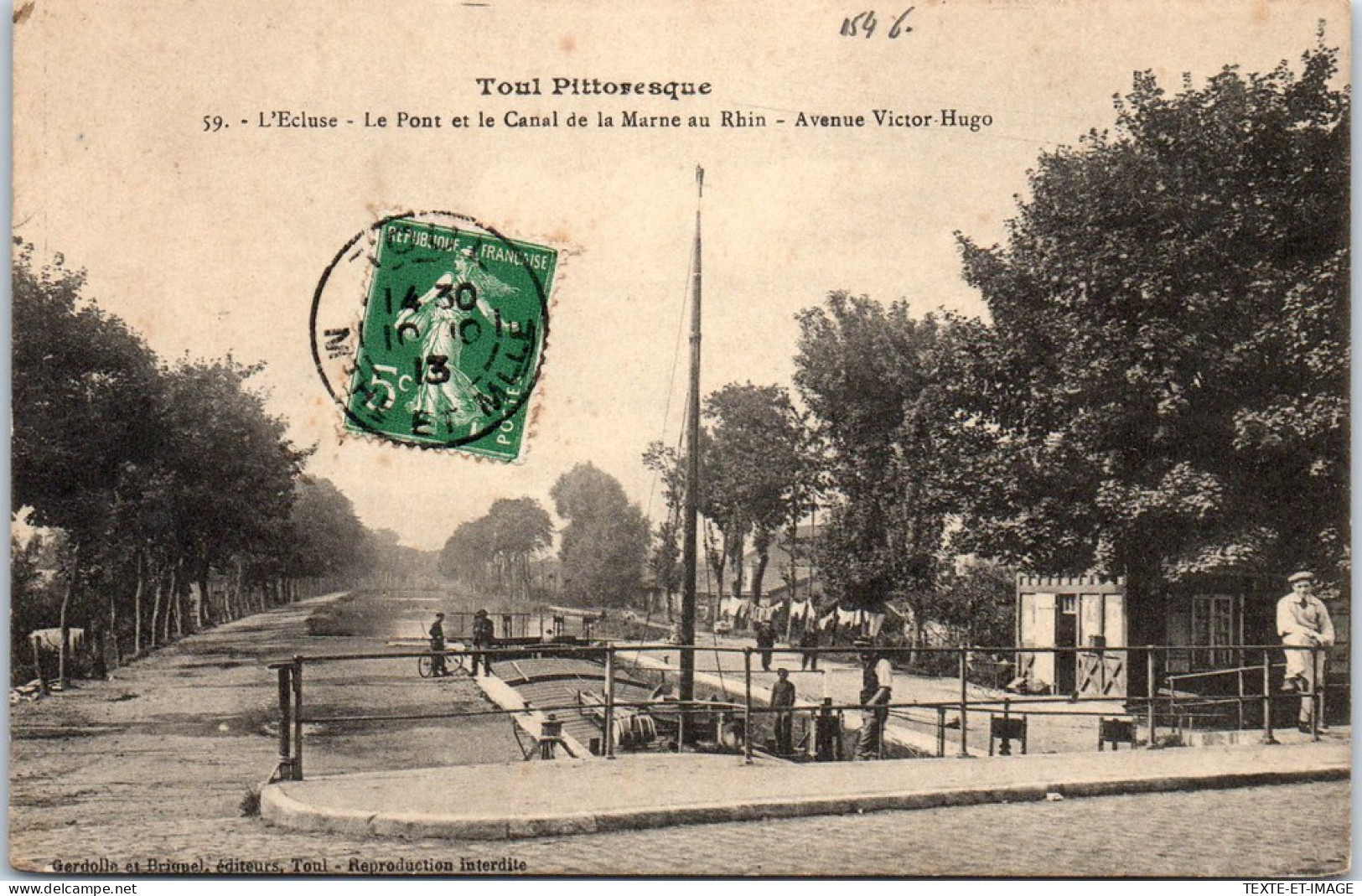 54 TOUL - Pont Et Canal, Avenue Victor Hugo  - Toul