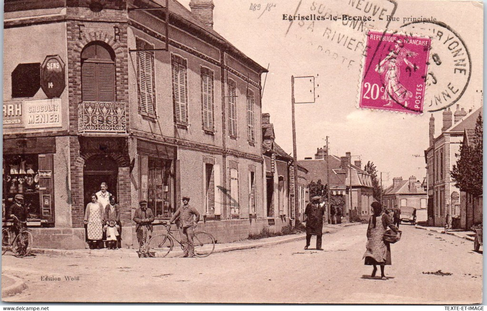 89 EGRISELLES LE BOCAGE - Rue Principale Du Village. - Cydroine
