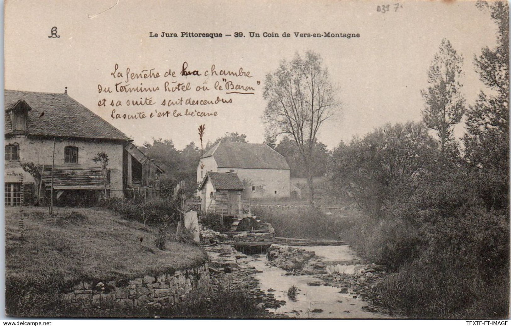 39 VERS EN MONTAGNE - Un Coin Du Village. - Sonstige & Ohne Zuordnung