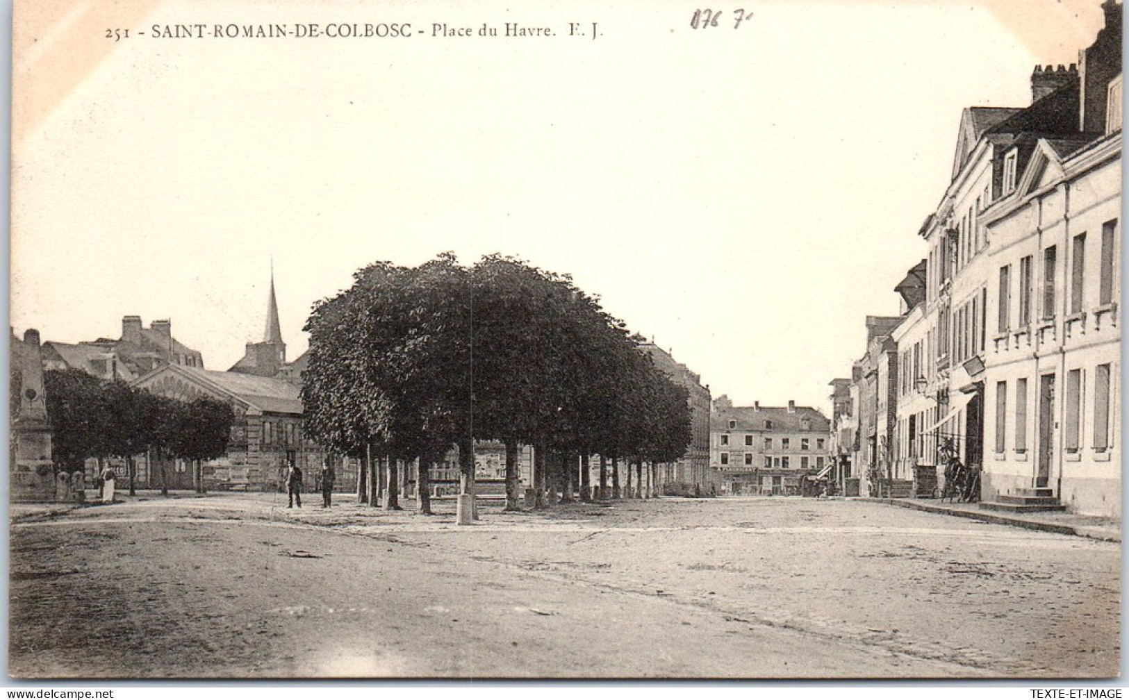76 SAINT ROMAIN DE COLHOSC - La Place Du Havre. - Saint Romain De Colbosc
