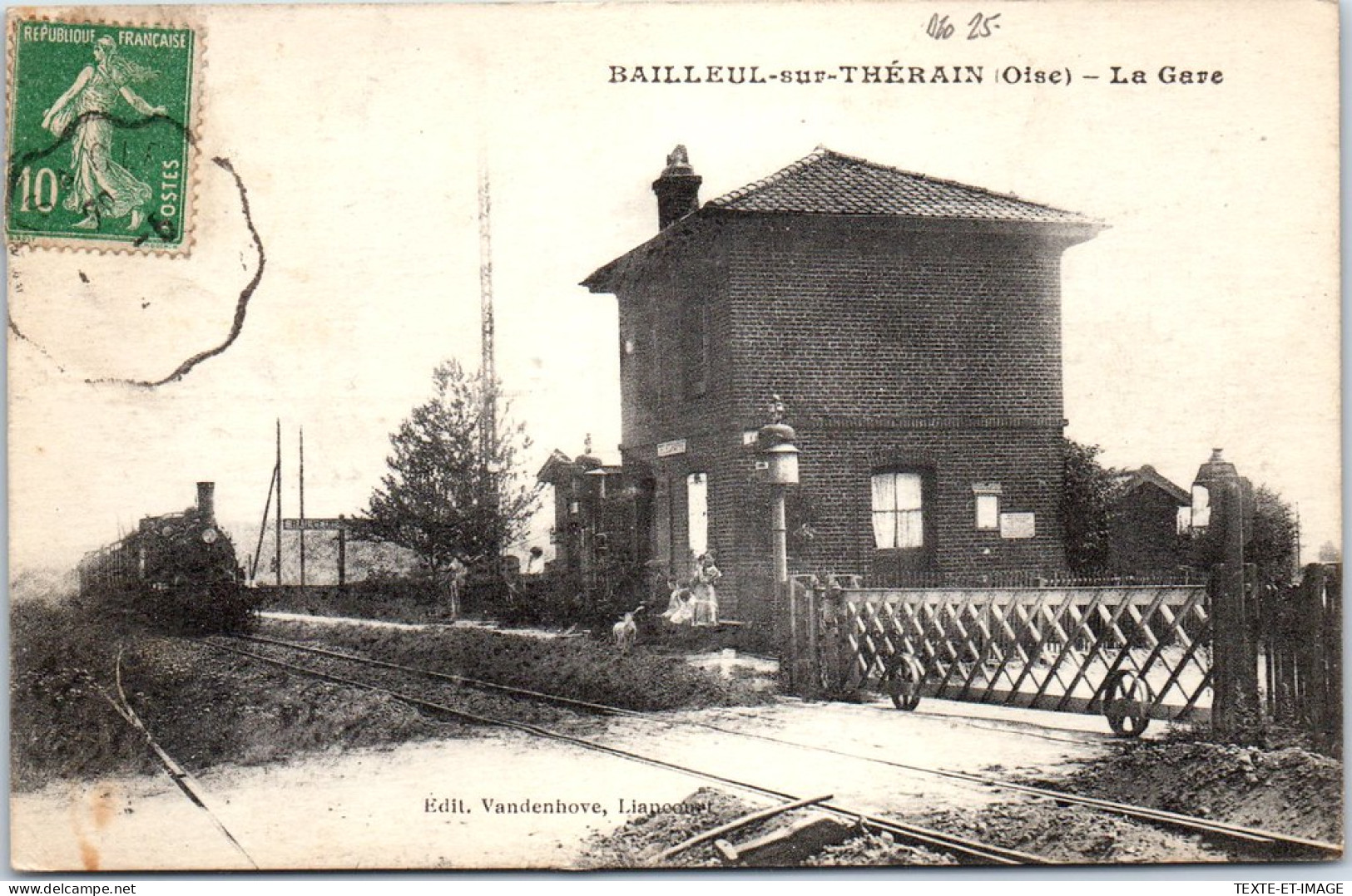 60 BAILLEUL SUR THERAIN - Arrivee D'un Train A La Gare  - Otros & Sin Clasificación