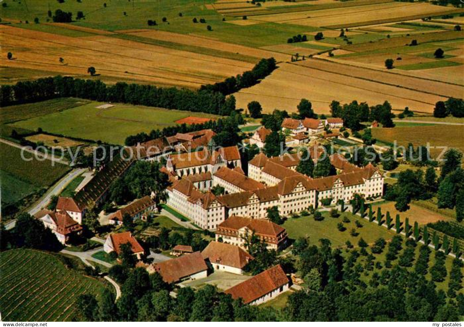 72907083 Salem Baden Markgraefliches Schloss Und Schlossschule Fliegeraufnahme S - Andere & Zonder Classificatie