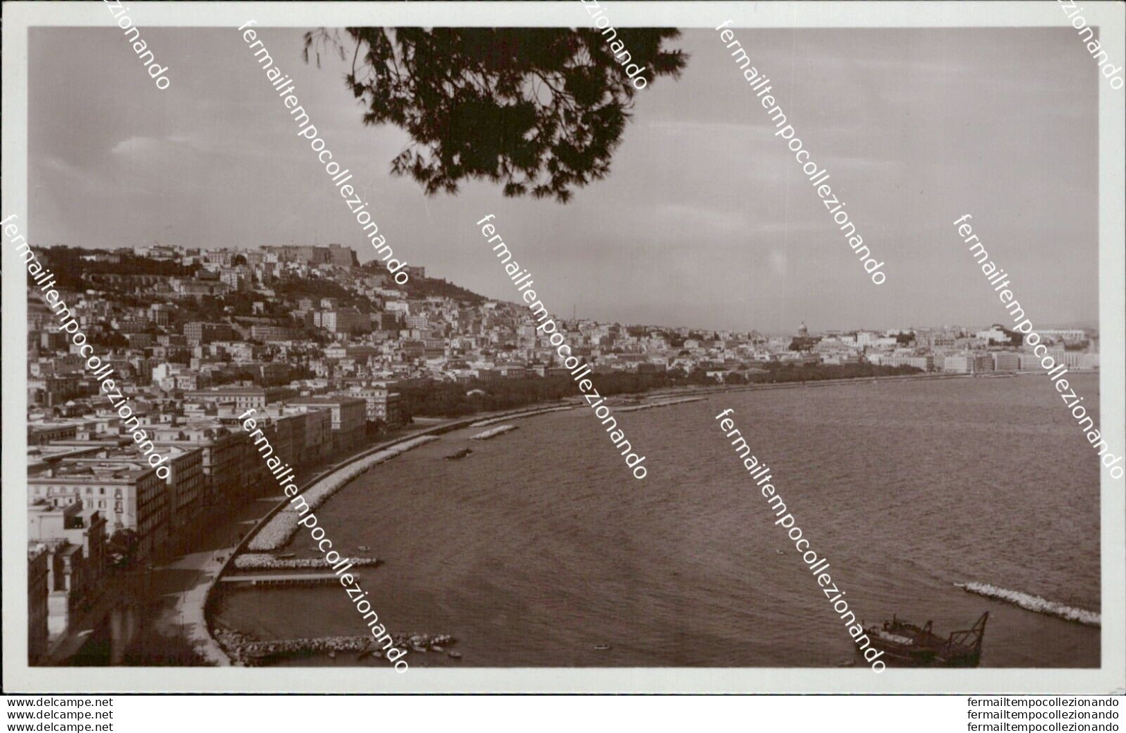 At531 Cartolina Napoli Citta' Posillipo Panorama Del Rione Sannazaro - Napoli (Naples)