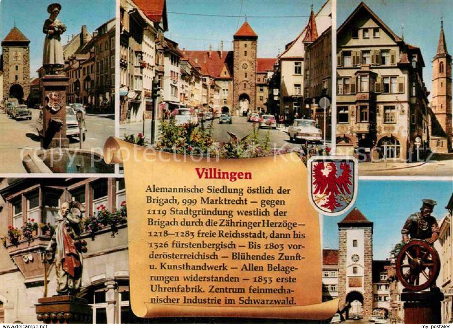 72906991 Villingen-Schwenningen Ortspartien Mit Stadttor  Villingen-Schwenningen - Villingen - Schwenningen