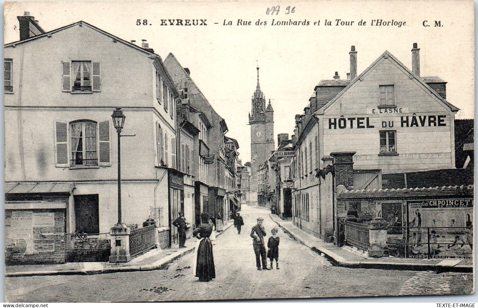 27 EVREUX - La Rue Des Lombards & Tour De L'horloge - Evreux