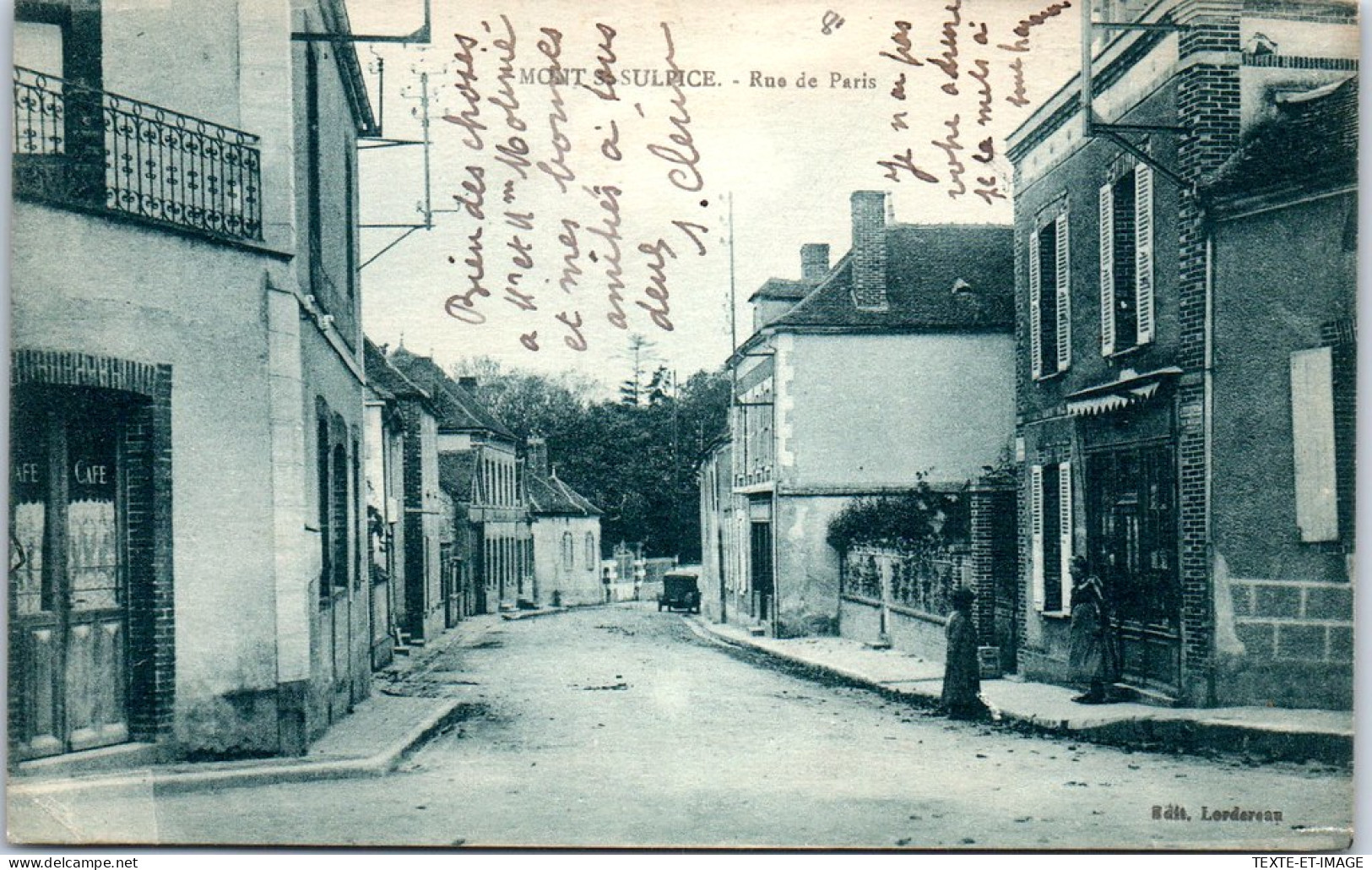 89 MONT SAINT SULPICE - Vue De La Rue De Paris. - Autres & Non Classés