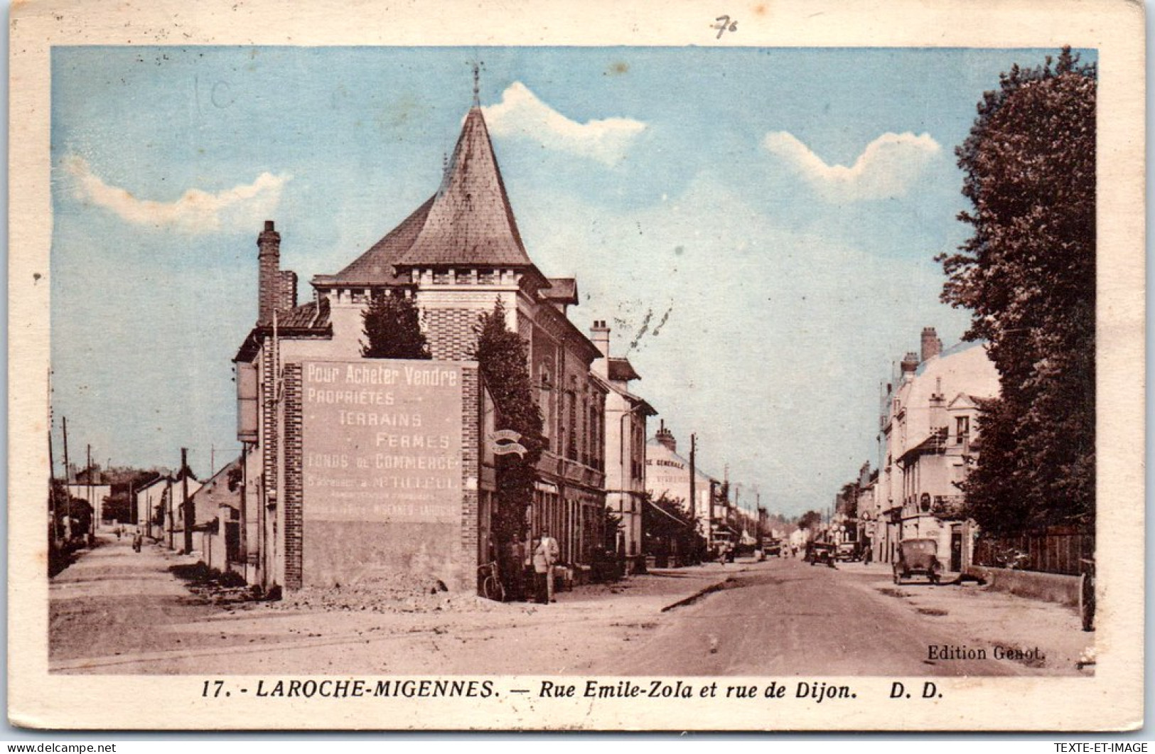 89 LAROCHE MIGENNES - La Rue Emile Zola Et Rue De Dijon. - Migennes