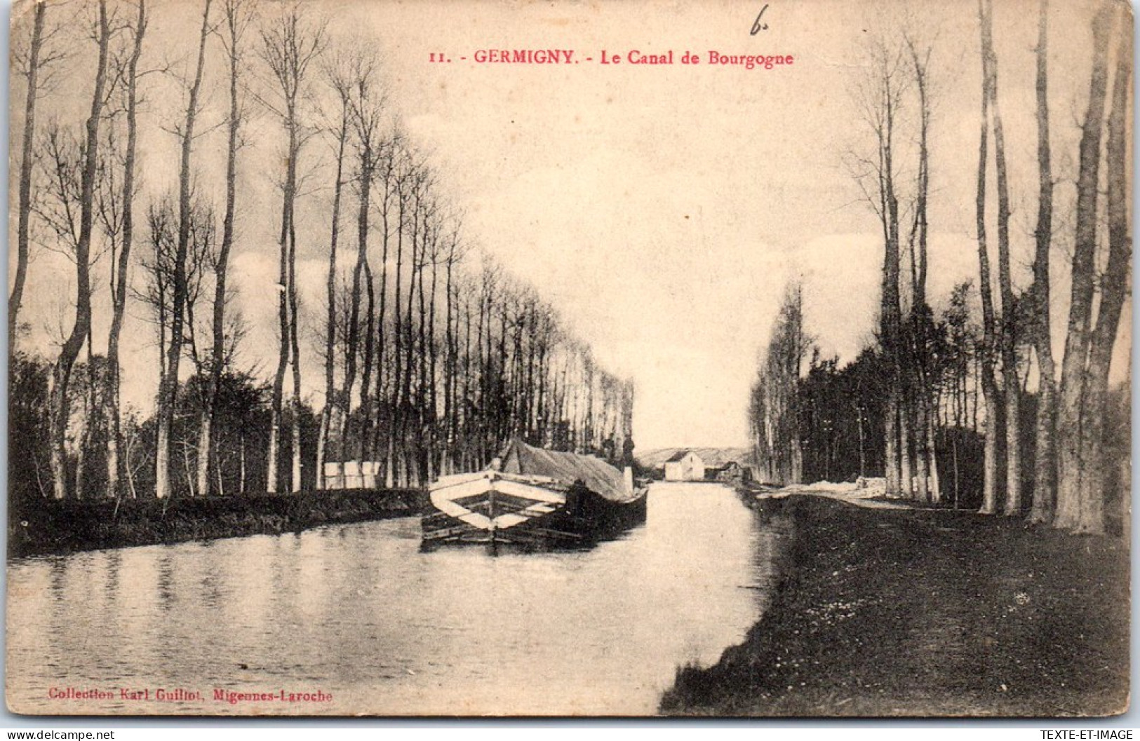 89 GERMIGNY - Le Canal De Bourgogne. - Otros & Sin Clasificación