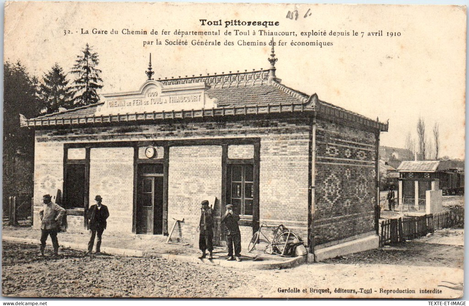54 TOUL - La Gare De Toul A Thiaucourt - Toul