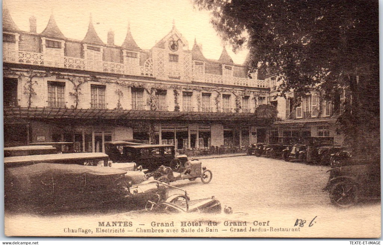 78 MANTES - Grand Hotel Du Grand Cerf. - Mantes La Jolie