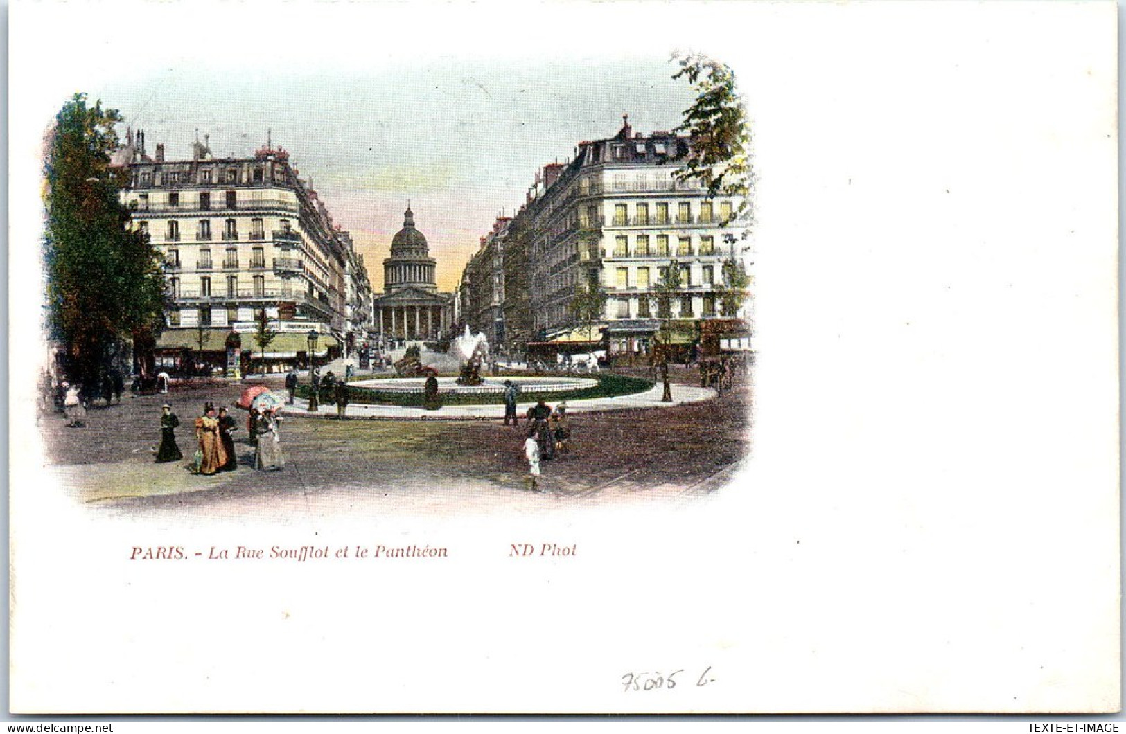 75005 PARIS - La Rue Soufflot Et Le Pantheon  - Paris (05)