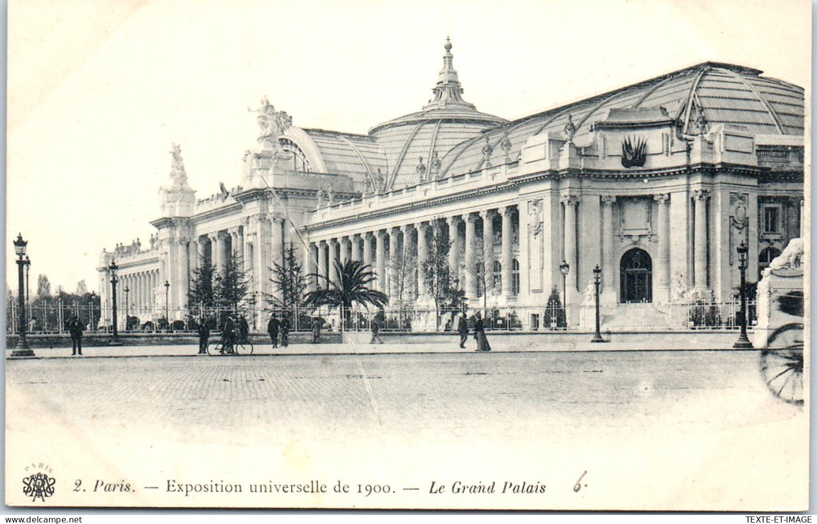 75 PARIS - EXPOSITION 1900 - Vue Generale Du Grand Palais  - Tentoonstellingen