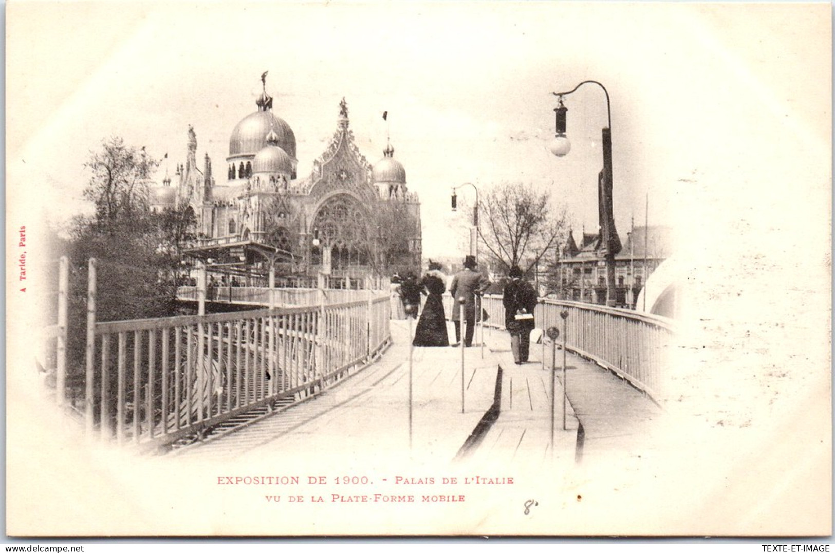 75 PARIS - EXPOSITION 1900 - Vue De La Plate Forme Mobile - Ausstellungen