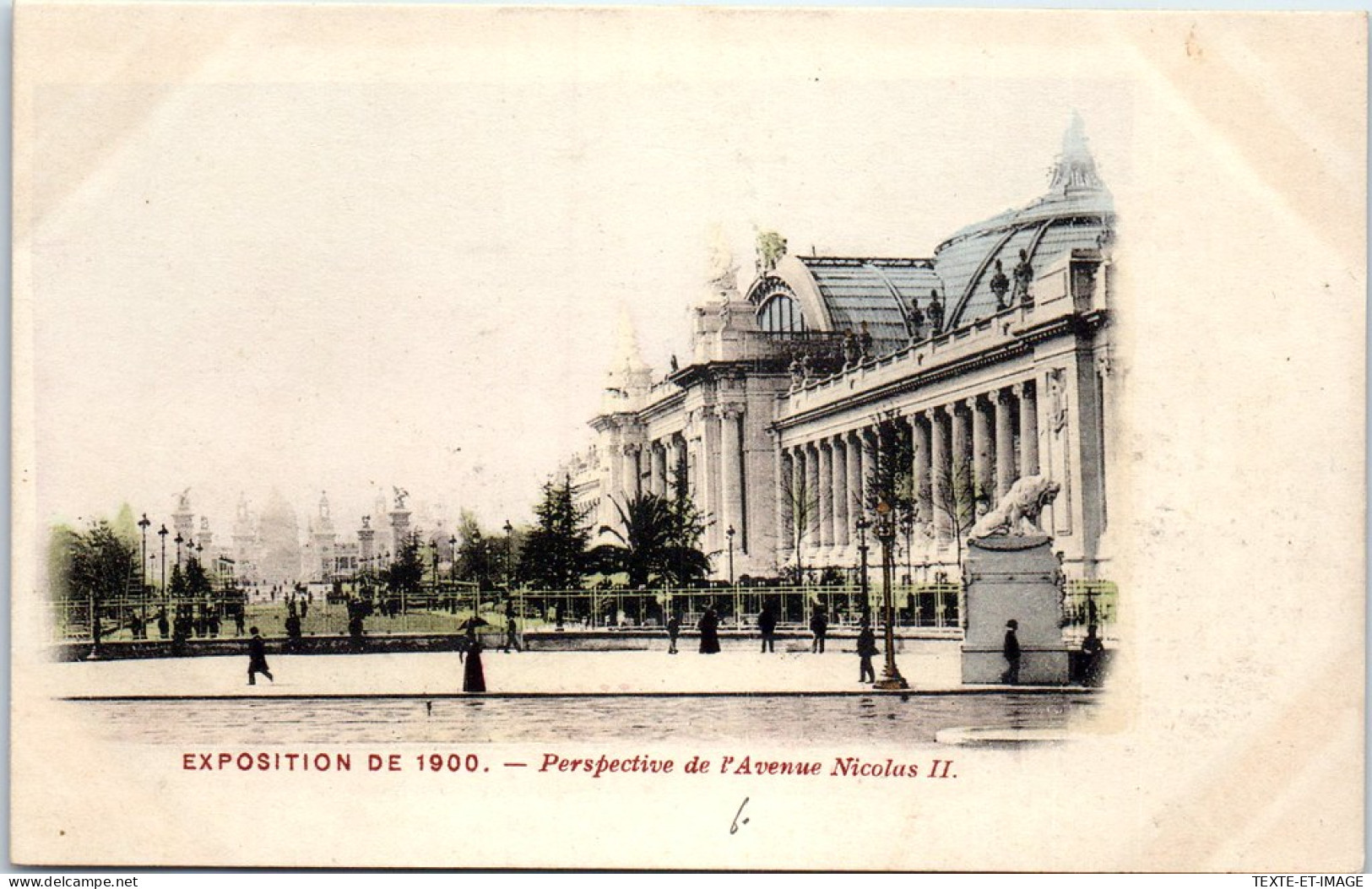 75 PARIS - EXPOSITION 1900 - Perspective De L'avenue Nicolas II - Expositions