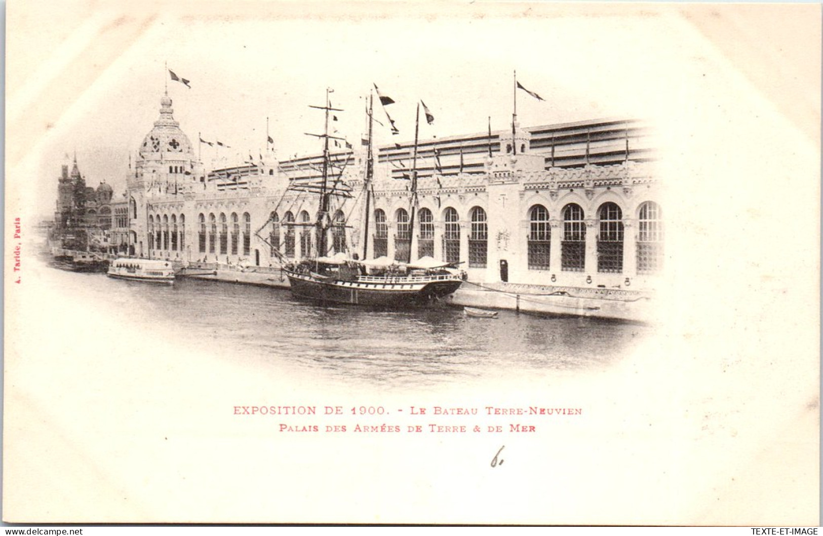 75 PARIS - EXPOSITION 1900 - Le Bateau Terre Neuvien  - Exposiciones