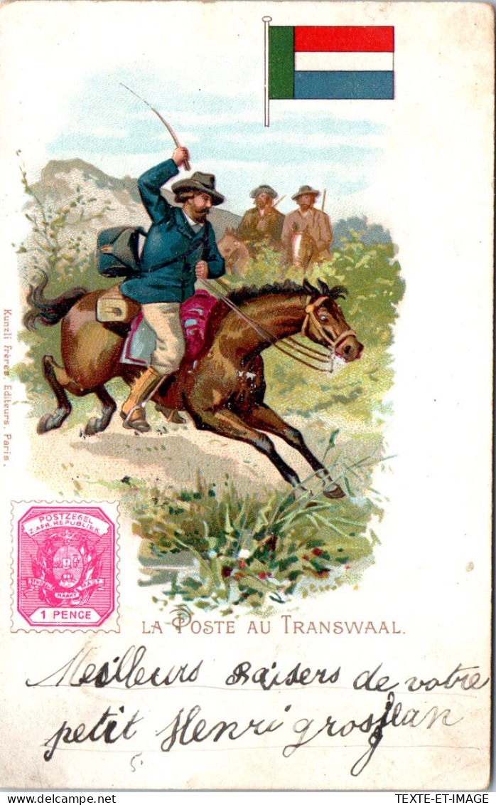 THEMES - LA POSTE - Au Transwaal  - Briefmarken (Abbildungen)