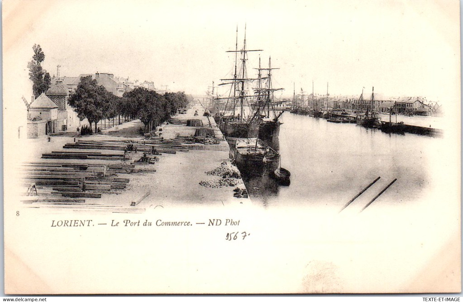 56 LORIENT - Vue Sur Le Port De Commerce. - Lorient