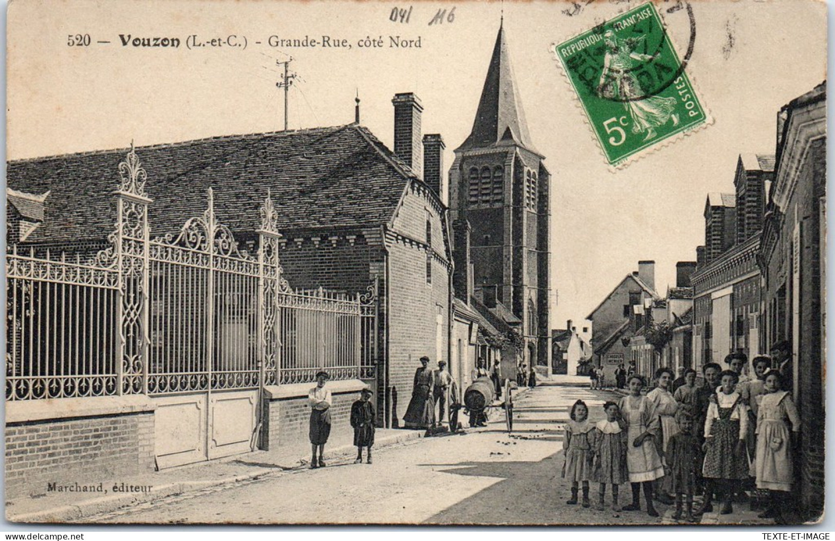 41 VOUZON - La Grande Rue Cote Nord - Other & Unclassified
