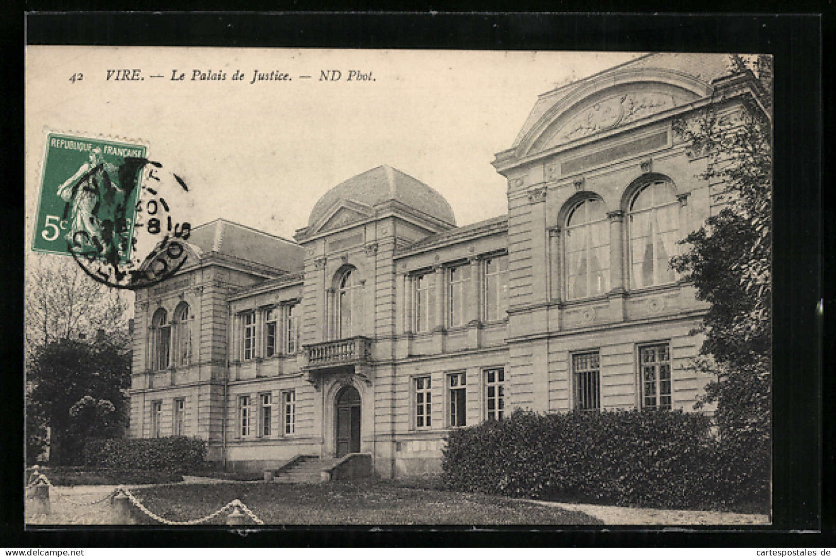 CPA Vire, Le Palais Du Justice  - Vire