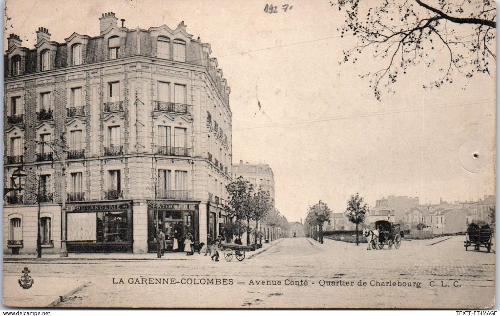92 LA GARENNE COLOMBES - Avenue Conte, Quartier Charlebourg. - La Garenne Colombes