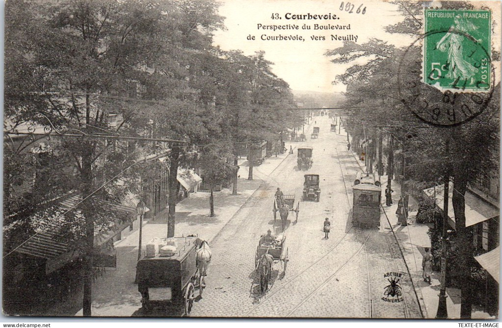 92 COURBEVOIE - Perspective Du Bld De Courbevoie Vers Neuilly - Courbevoie