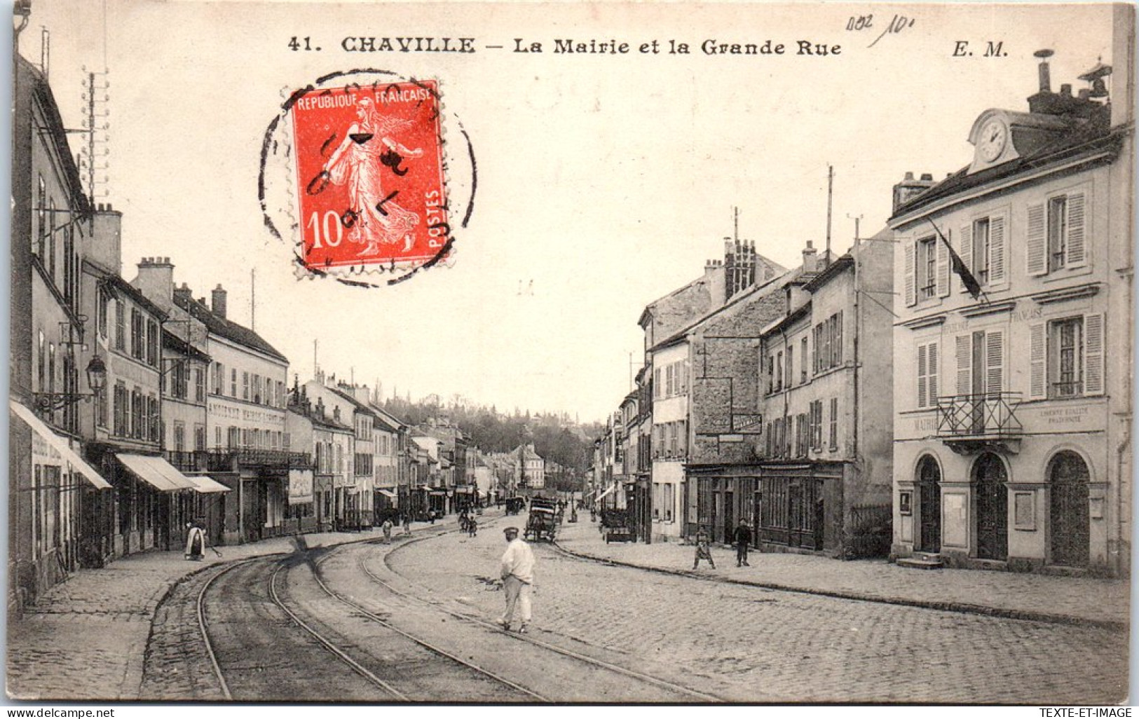 92 CHAVILLE - La Mairie & La Grande Rue. - Chaville