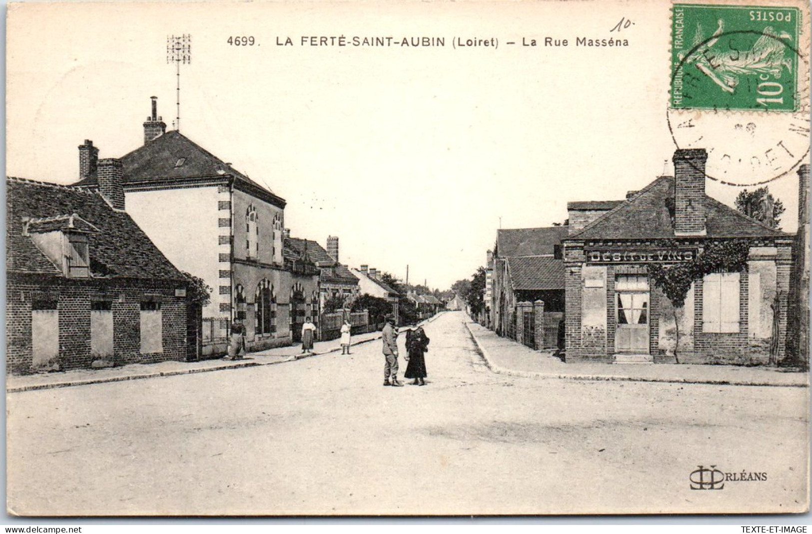 45 LA FERTE SAINT AUBIN - Perspective De La Rue Massena  - La Ferte Saint Aubin