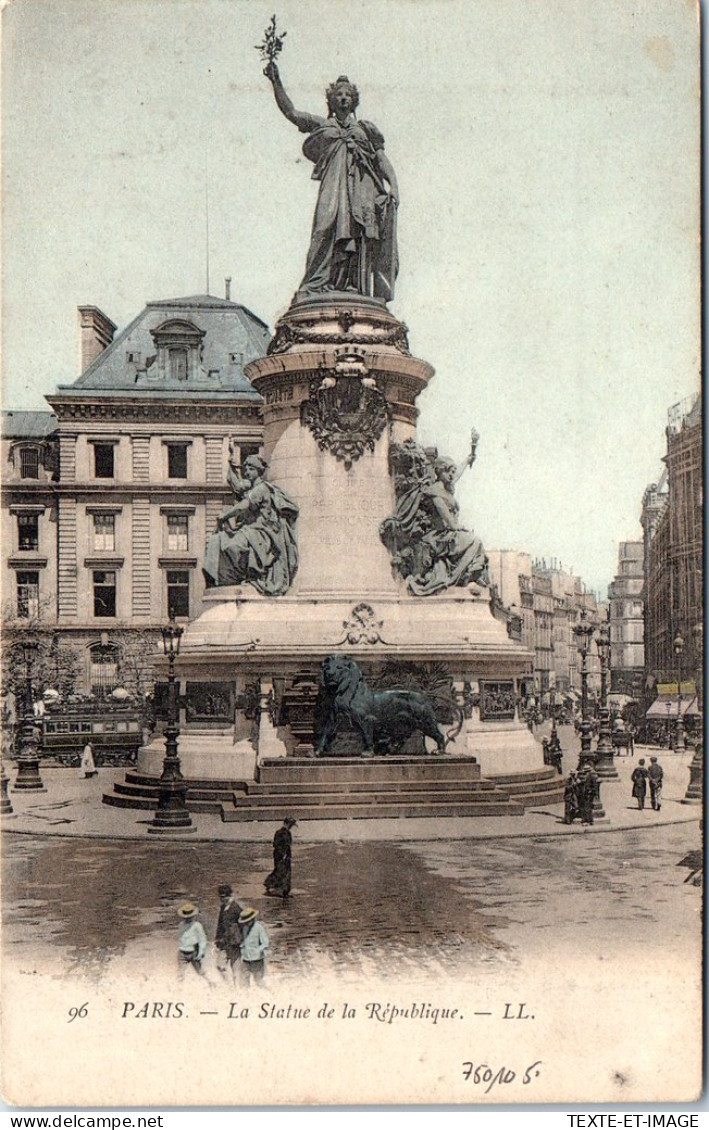 75010 PARIS - Statue De La Republique. - Distretto: 10