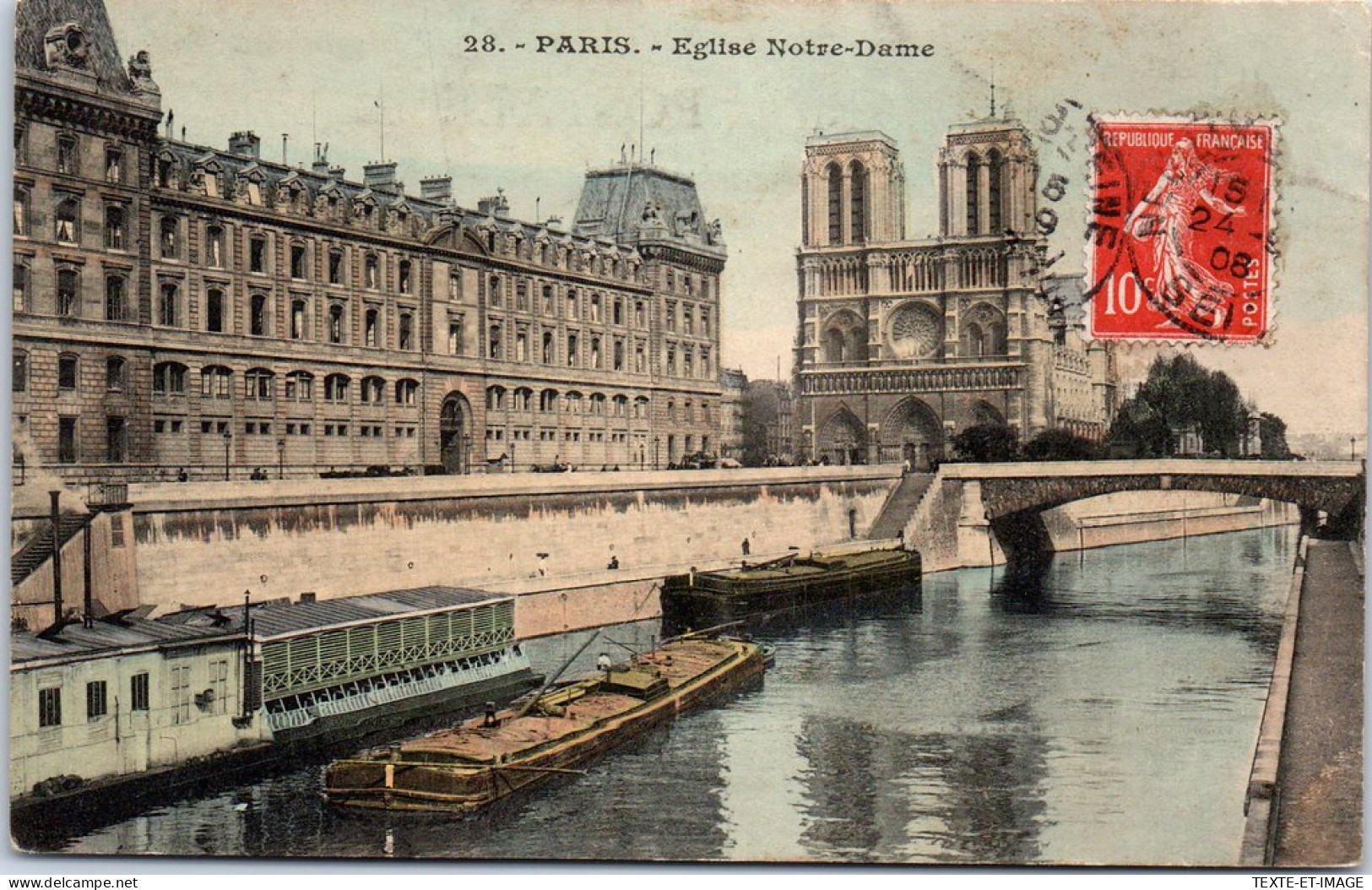 75001 PARIS - Vue Sur L'eglise Notre Dame  - Paris (01)