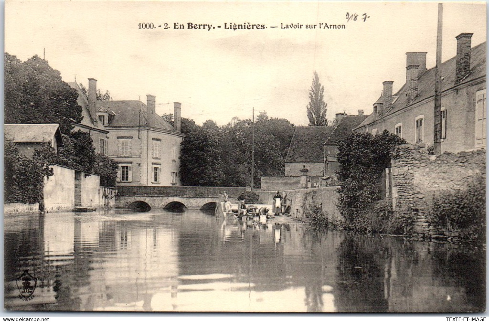 18 LIGNIERES - Lavoir Sur L'arnon  - Other & Unclassified