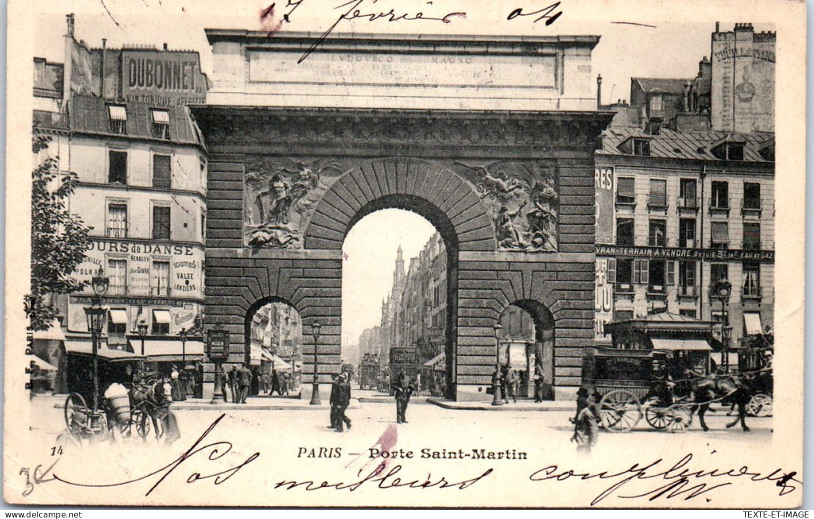 75010 PARIS - Vue D'ensemble De La Porte Saint Martin. - Paris (10)