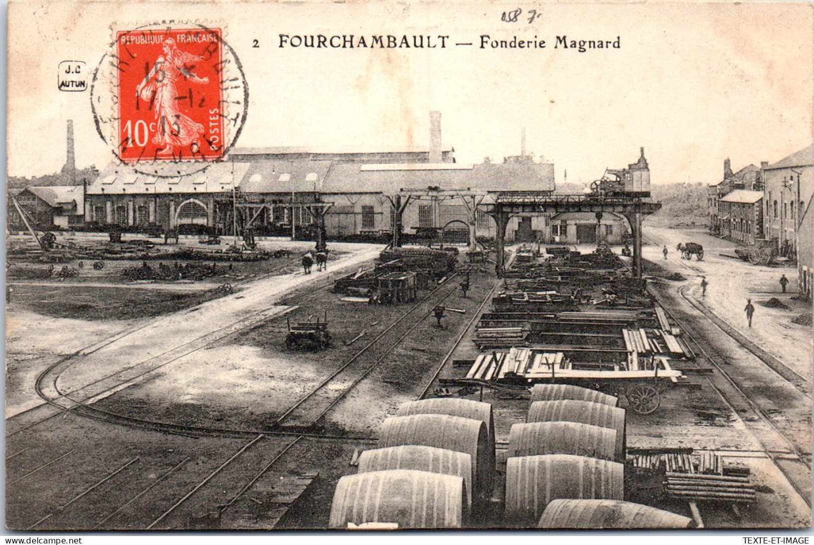 58 FOURCHAMBAULT - Fonderie Magnard. - Andere & Zonder Classificatie