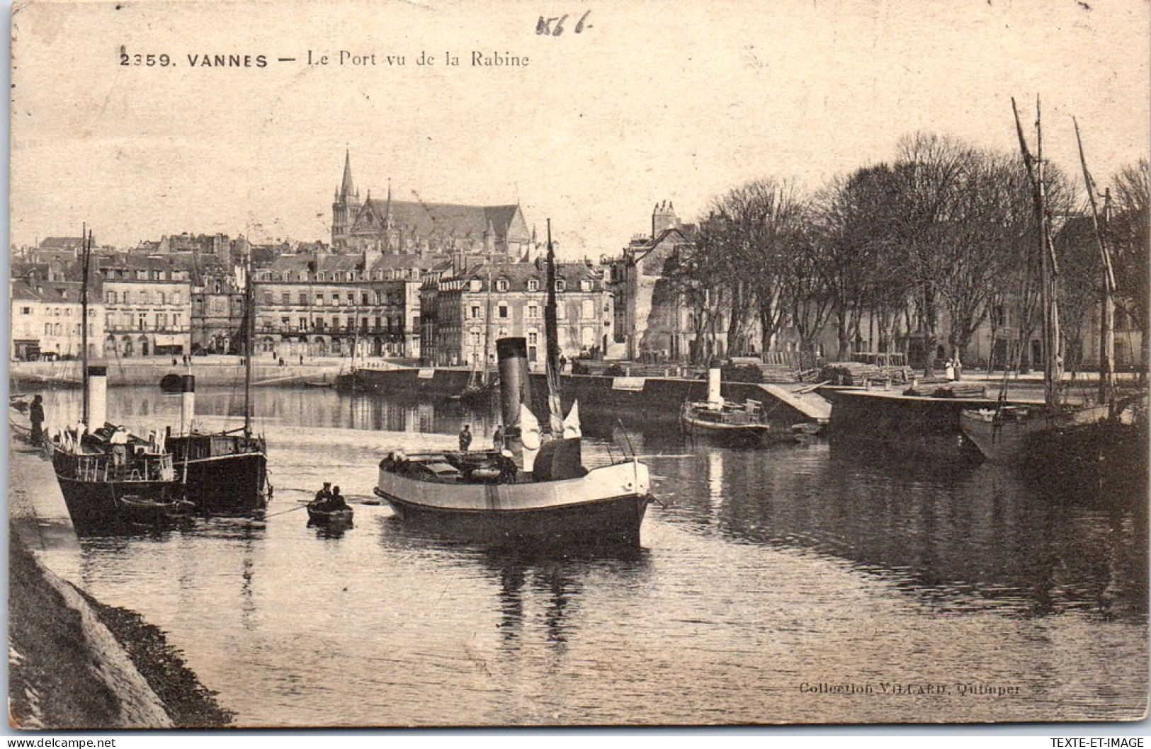 56 VANNES - Le Port Vu De La Rabine. - Vannes