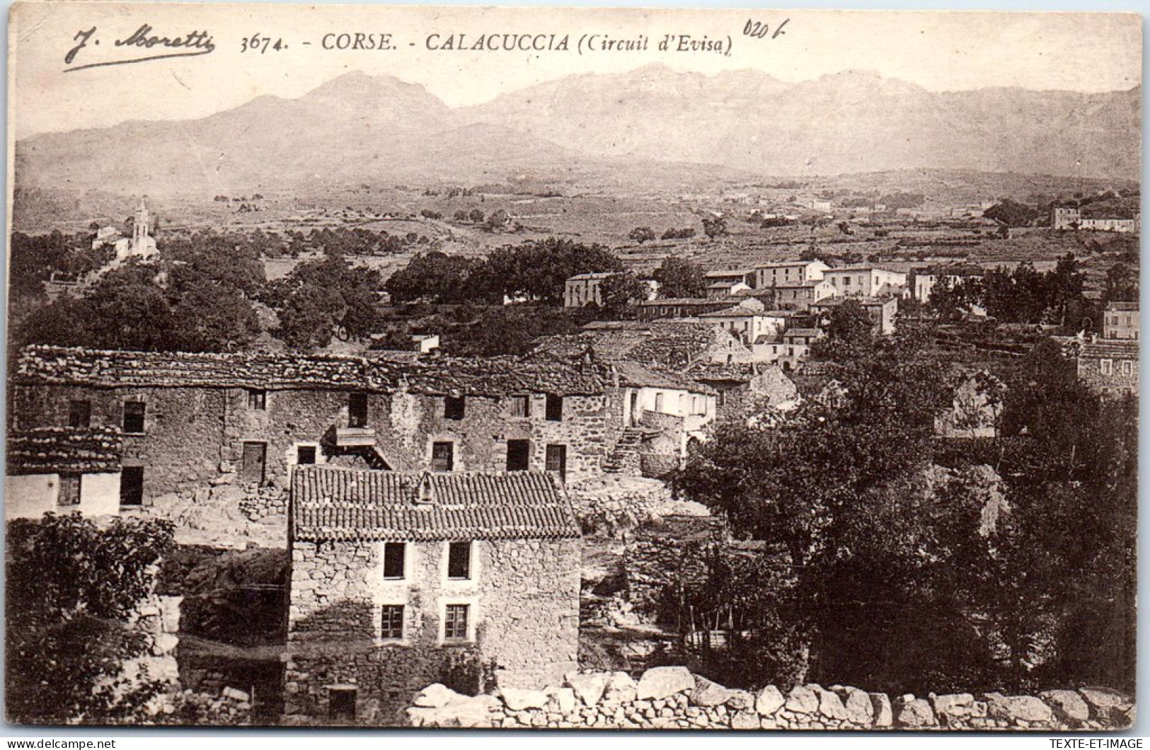 20 CALACUCCIA - Vue Generale De La Commune  - Other & Unclassified